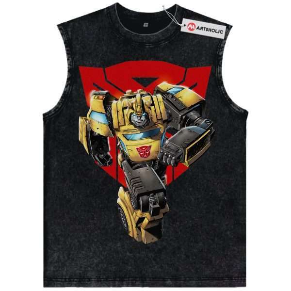Bumblebee Tank Top, Transformers Tank Top, Movie Tank Top, Vintage Tank Top