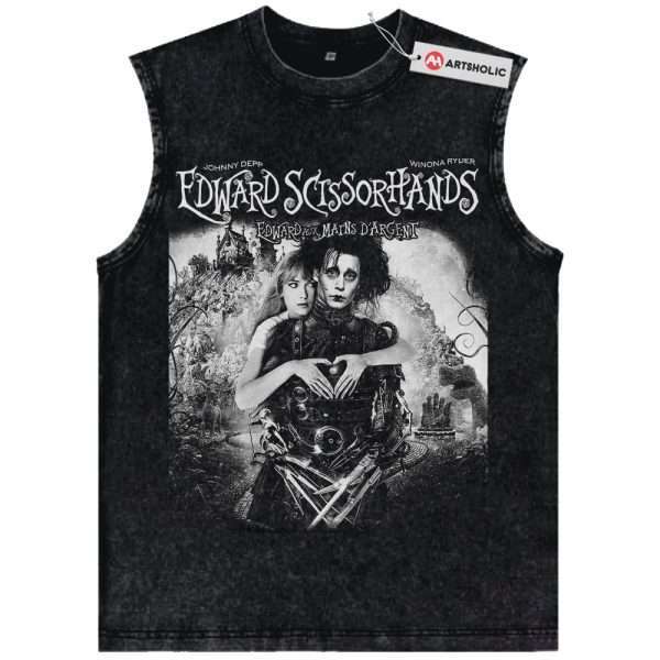 Edward Scissorhands Tank Top, Movie Tank Top, Vintage Tank Top