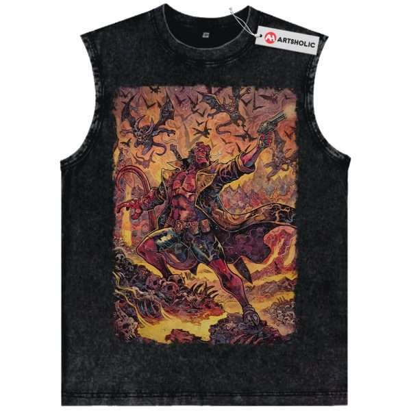 Hellboy Tank Top, Movie Tank Top, Vintage Tank Top