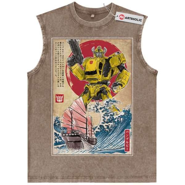 Bumblebee Tank Top, Transformers Tank Top, Movie Tank Top, Vintage Tank Top