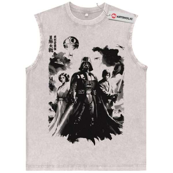 Darth Vader Tank Top, Star Wars Tank Top, Movie Vintage Tank Top