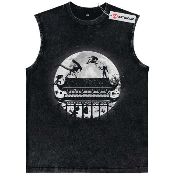 Alien vs Predator Tank Top, Movie Tank Top, Vintage Tank Top