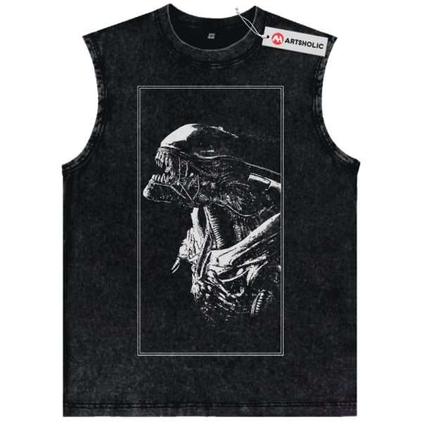 Xenomorph Tank Top, Alien vs Predator Tank Top, Movie Tank Top, Vintage Tank Top
