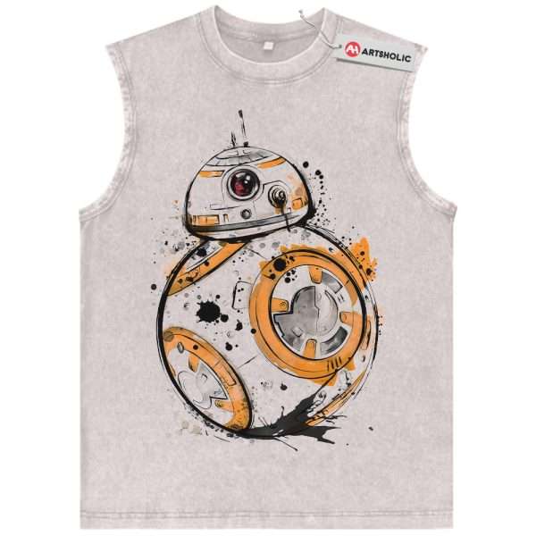 BB-8 Tank Top, Star Wars Tank Top, Movie Tank Top, Vintage Tank Top
