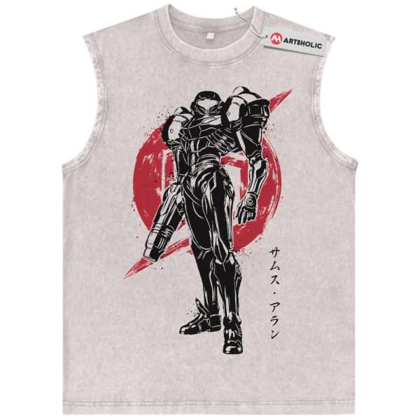 Samus Aran Tank Top, Metroid Tank Top, Game Tank Top, Vintage Tank Top