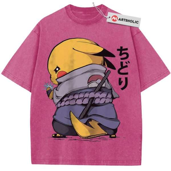 Pokemon shirt, Pikachu Shirt, Anime Shirt, Vintage Tee - Rose Red, 2XL