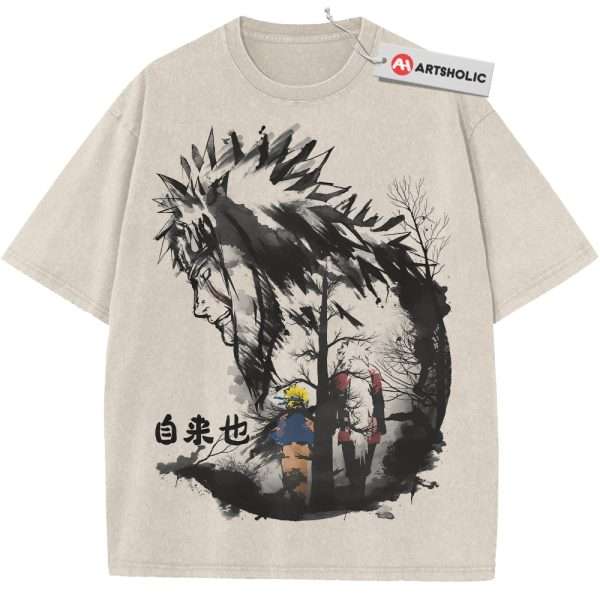 Jiraiya Shirt, Naruto Shirt, Anime Shirt, Vintage T-Shirt