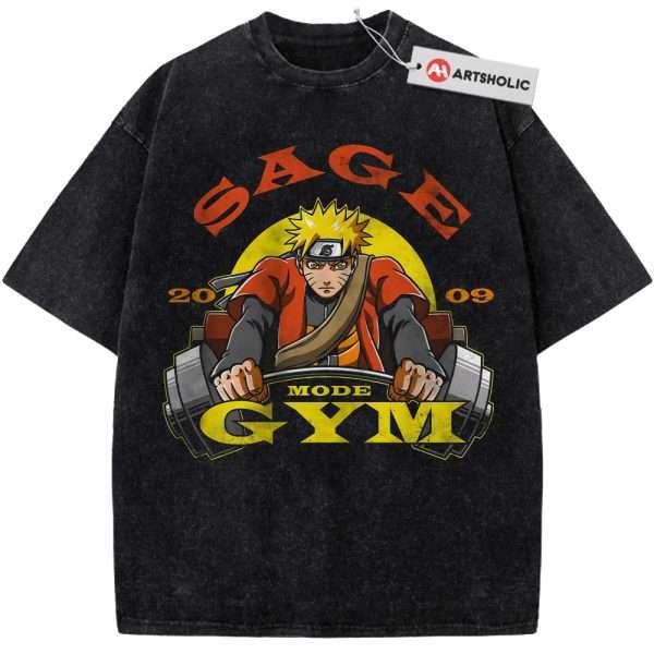 Gym Naruto Shirt, Anime Shirt, Vintage T-Shirt