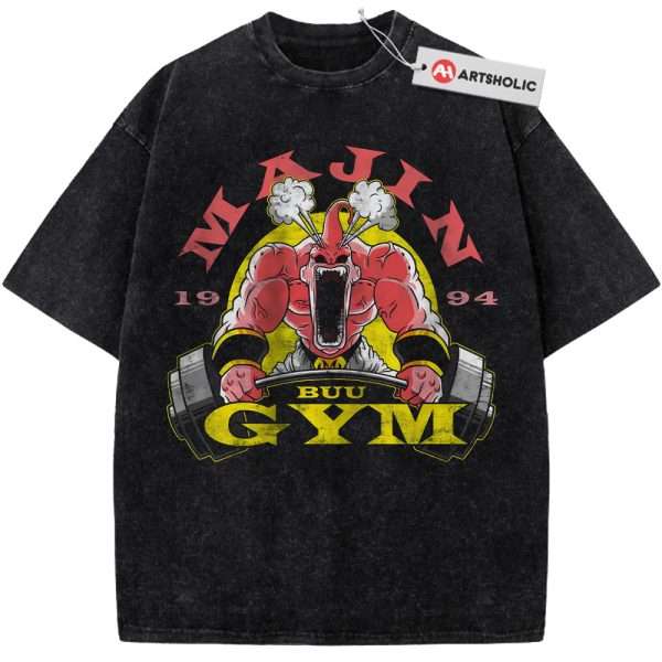 Gym Majin Buu Shirt, Dragon Ball Shirt, DBZ Shirt, Anime Shirt, Vintage Tee