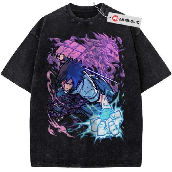 Sasuke Uchiha Shirt, Naruto Shirt, Anime Shirt, Vintage T-Shirt