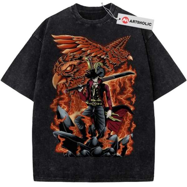 Dracule Mihawk Shirt, One Piece Shirt, Anime Shirt, Vintage T-Shirt