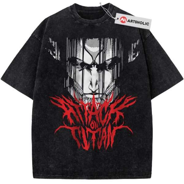 Eren Yeager Shirt, Attack On Titan Shirt, AOT Shirt, Anime Shirt, Vintage T-Shirt