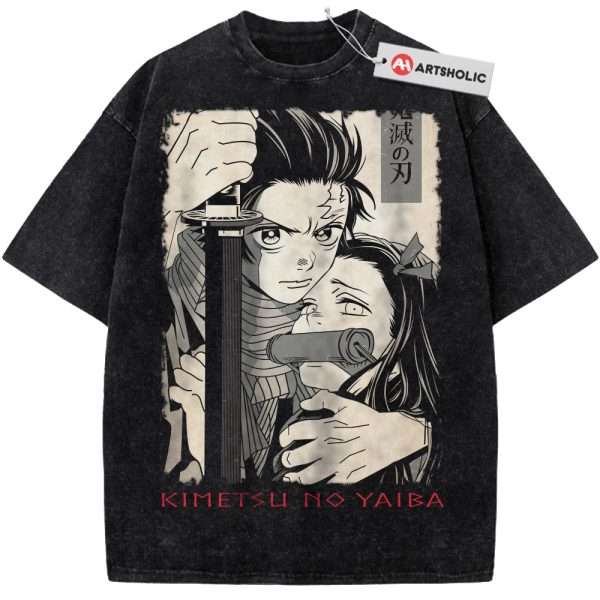 Tanjiro and Nezuko Shirt, Demon Slayer Shirt, Anime Shirt, Vintage Tee