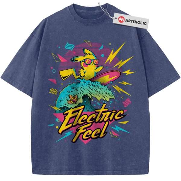 Pokemon shirt, Pikachu Shirt, Anime Shirt, Vintage Tee - Blue, 3XL