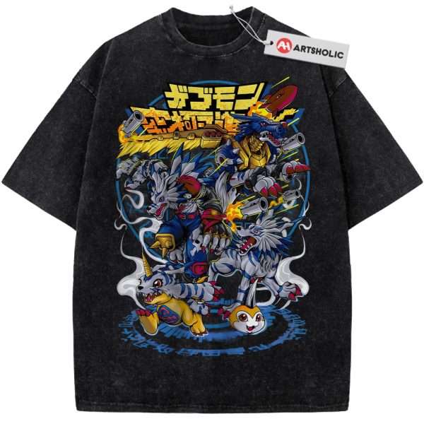Gabumon Evolutions Shirt, Digimon Shirt, Anime Shirt, Vintage T-Shirt