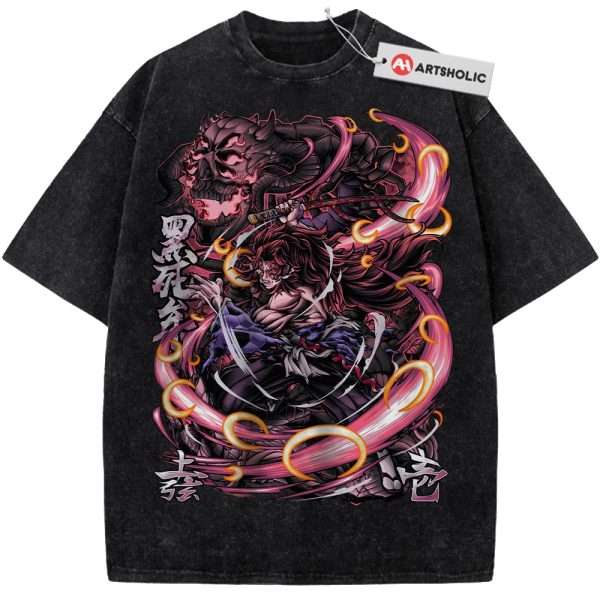 Kokushibo Shirt, Demon Slayer Shirt, Anime Shirt, Vintage T-Shirt