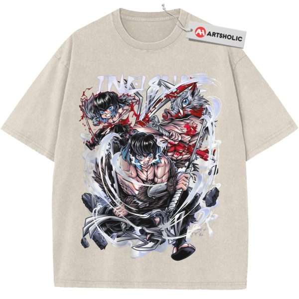 Inosuke Hashibira Shirt, Demon Slayer Shirt, Anime Shirt, Vintage T-Shirt