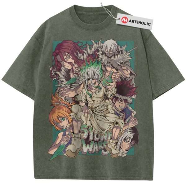Dr Stone Shirt, Anime Shirt, Vintage Tee