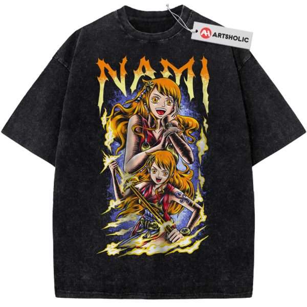 Nami Shirt, One Piece Shirt, Anime Shirt, Vintage Tee