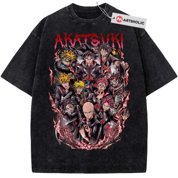 Goku Shirt, Naruto Shirt, Luffy Shirt, Tanjiro Kamado Shirt, Ichigo Kurosaki Shirt, Akatsuki Shirt, Anime Shirt,Vintage Tee