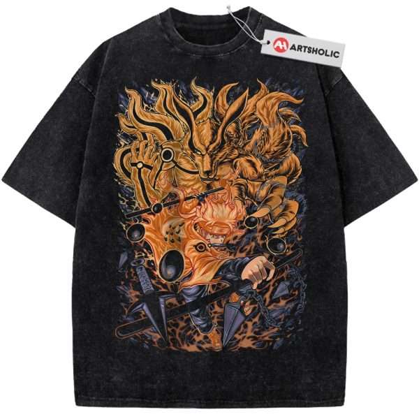 Naruto Shirt, Kurama Shirt, Anime Shirt, Vintage T-Shirt