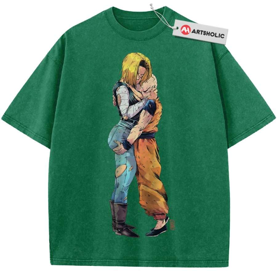 Android 18 Shirt, Krillin Shirt, Dragon Ball Z Shirt, DBZ Shirt