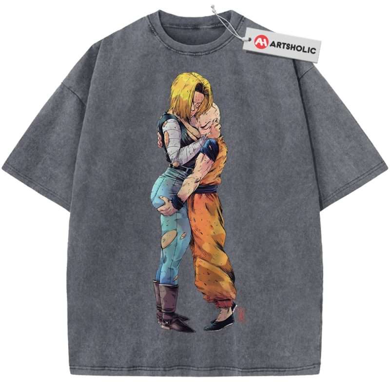Android 18 Shirt, Krillin Shirt, Dragon Ball Z Shirt, DBZ Shirt, Anime ...