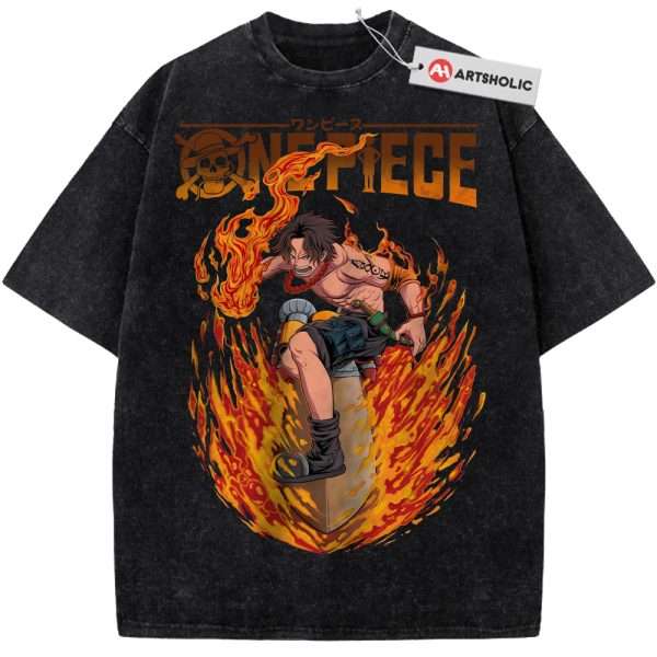 Portgas D Ace Shirt, One Piece Shirt, Anime Shirt, Vintage Tee