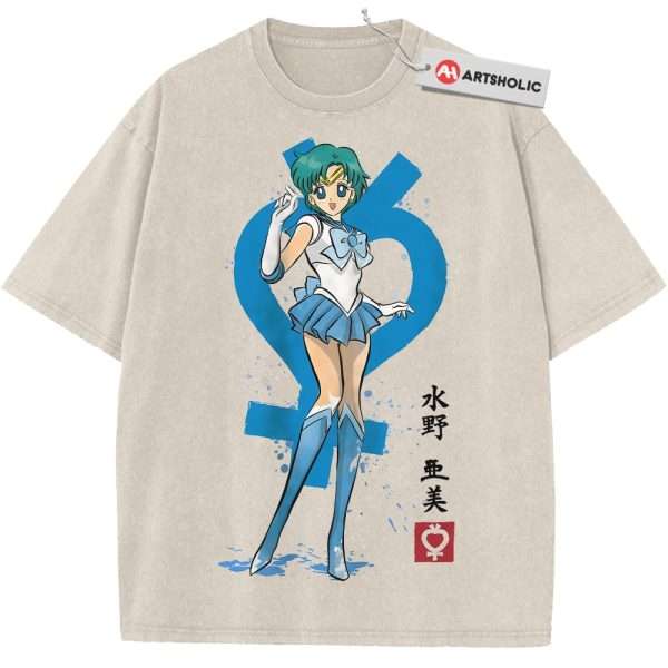 Sailor Mercury Shirt, Sailor Moon Shirt, Anime Shirt,Vintage Tee
