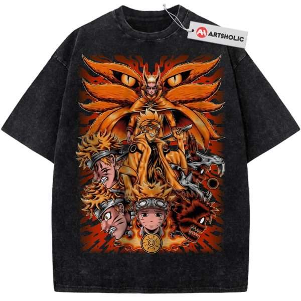 Kurama Shirt, Naruto Uzumaki Shirt, Anime Shirt, Vintage T-Shirt