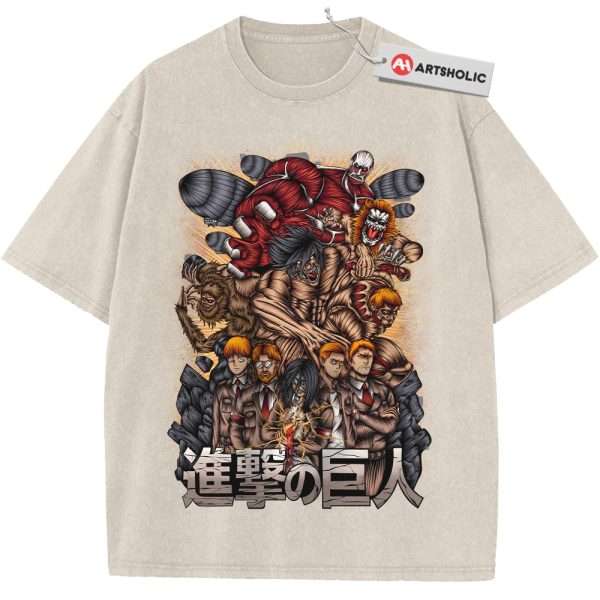 Attack On Titan Shirt, AOT Shirt, Anime Shirt, Vintage Tee