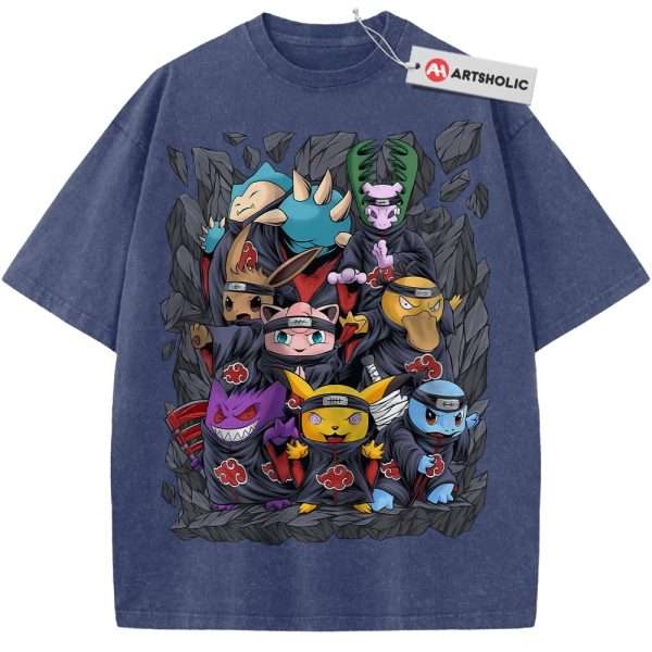 Anime Shirt, Pokemon shirt, Vintage Tee - Blue, 2XL