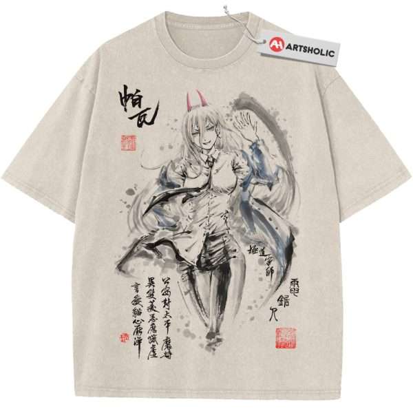 Power Shirt, Chainsaw Man Shirt, Anime Shirt, Vintage Tee