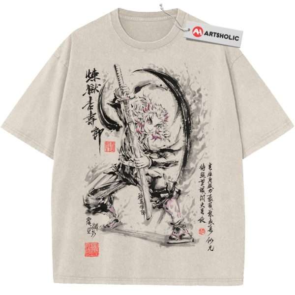 Kyojuro Rengoku Shirt, Demon Slayer Shirt, Anime Shirt, Vintage Tee