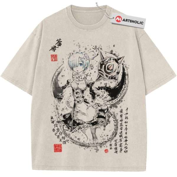 Rem Shirt, Re:Zero Shirt, Anime Shirt, Vintage Tee