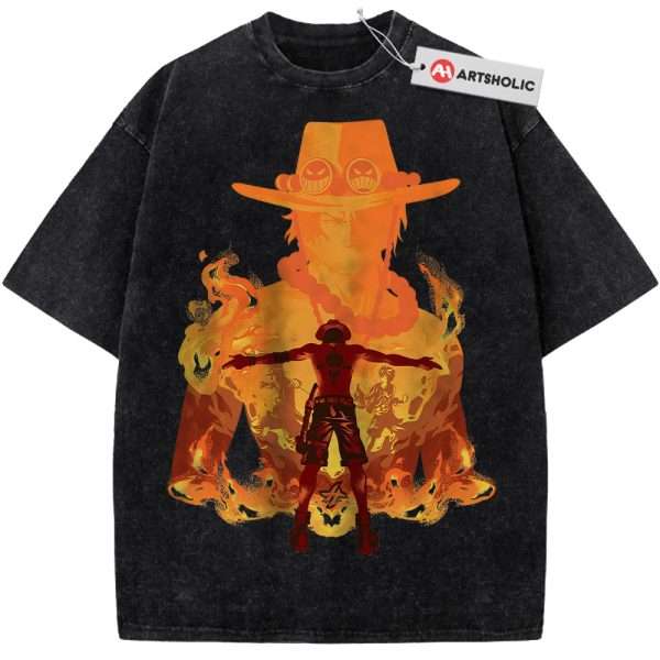 Portgas D Ace Shirt, One Piece Shirt, Anime Shirt, Vintage Tee