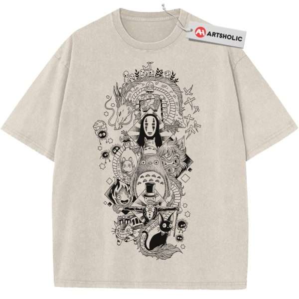 Studio Ghibli Shirt, Anime Shirt, Vintage Tee
