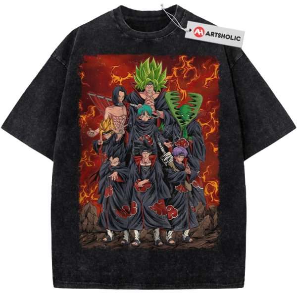 Akatsuki x Dragon Ball Shirt, DBZ Shirt, Anime Shirt, Vintage Tee