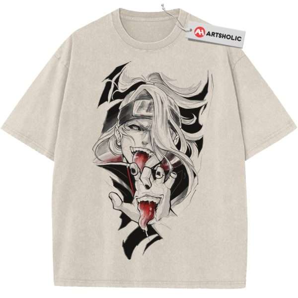 Deidara Shirt, Naruto Shirt, Anime Shirt, Vintage T-Shirt