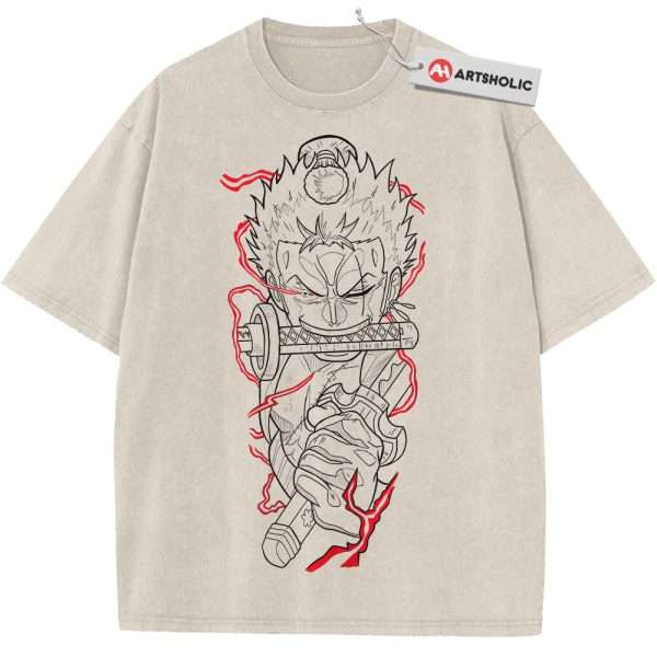 Roronoa Zoro Shirt, One Piece Shirt, Anime Shirt, Vintage Tee