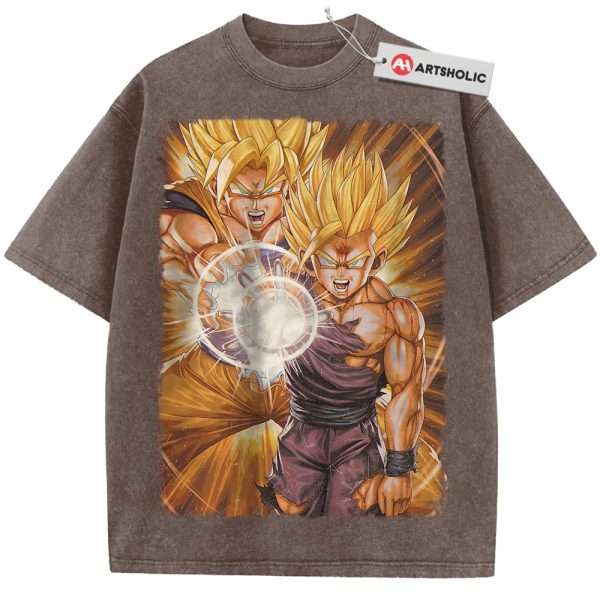 Son Goku and Gohan Shirt, Dragon Ball Shirt, Anime Shirt, Vintage Tee