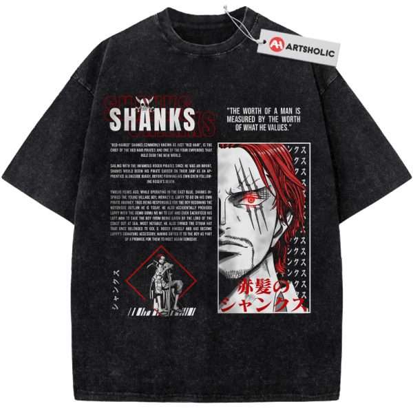 Shanks Shirt, One Piece Shirt, Anime Shirt, Vintage Tee
