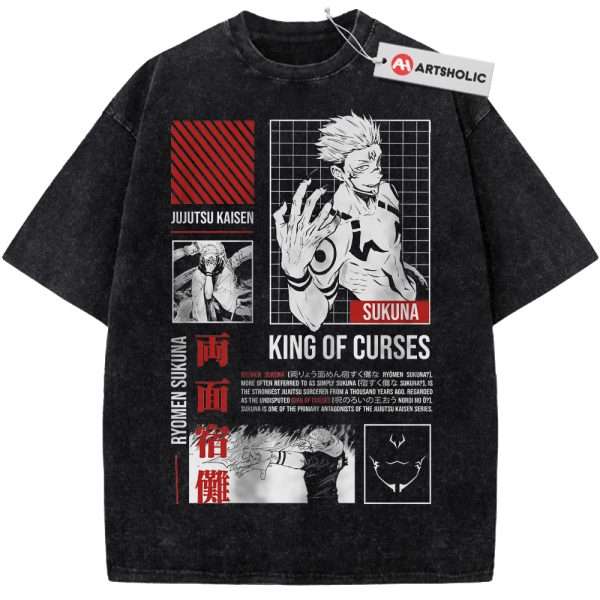 Sukuna Shirt, Jujutsu Kaisen Shirt, Anime Shirt, Vintage Tee