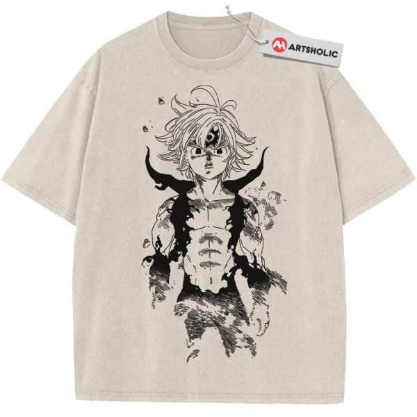 Meliodas Shirt, Seven Deadly Sins Shirt, Anime Shirt, Vintage T-Shirt