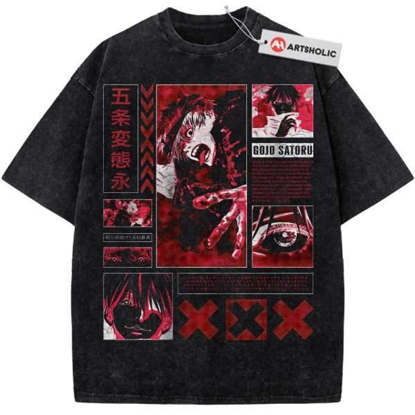 Satoru Gojo Shirt, Jujutsu Kaisen Shirt, Anime Shirt, Vintage Tee