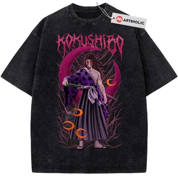 Kokushibo Shirt, Demon Slayer Shirt, Anime Shirt, Vintage T-Shirt