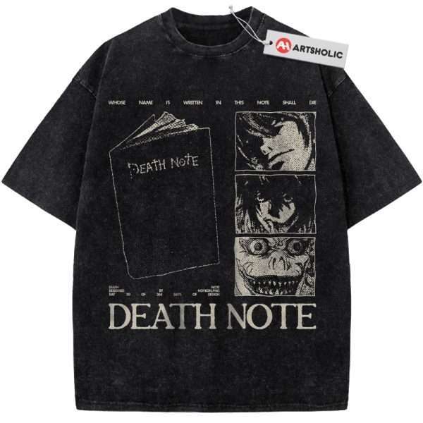 Death Note Shirt, Anime Shirt, Vintage Tee