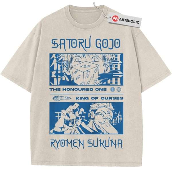 Sukuna Shirt, Satoru Gojo Shirt, Jujutsu Kaisen Shirt, Anime Shirt, Vintage Tee