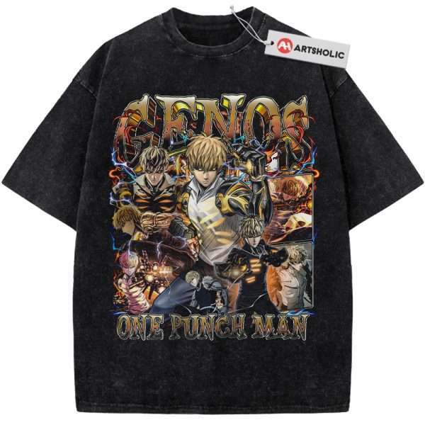 Genos Shirt, One Punch Man Shirt, Anime Shirt, Vintage T-Shirt