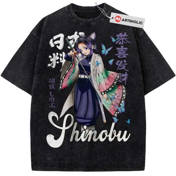 Kocho Shinobu Shirt, Demon Slayer Shirt, Anime Shirt, Vintage Tee